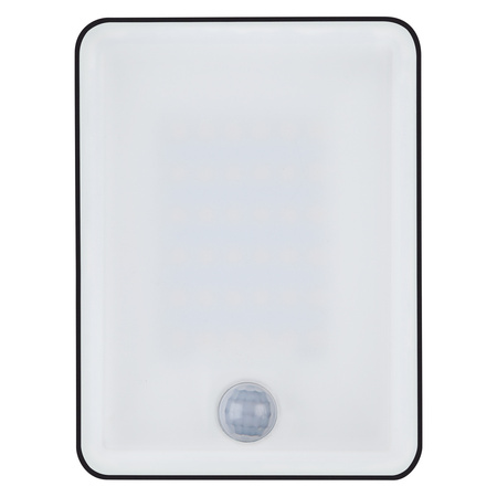 LED-Flutlicht Outdoor 20W 1800lm 4000K IP65 Schwarz mit Bewegungs- und Dämmerungssensor Essentials Ledvance