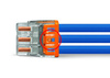 100x WAGO 2273-203 Quick Connect Installationsverbinder für DRAHT 3x0,5-2,5mm