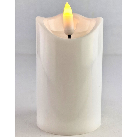 LED Grablicht H 9,5 cm warmweiß Flammeneffekt