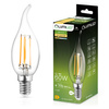 LED Lampen E14, Dekorative Kerzenform Lampe BA35 7W = 60W 770lm 360° 3000K warm Glühfaden LUMILED