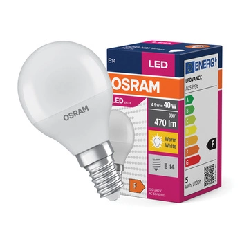 E14 P40 LED Leuchtmittel 5W = 40W 470lm 2700K Wärme 200° OSRAM Value