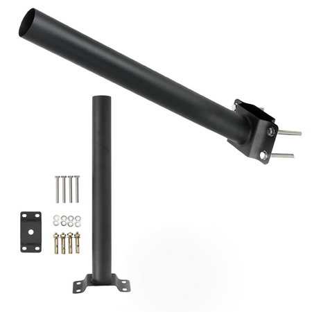 BASE SE 50cm Fi 4.8cm Schwarz LED2B Kobi Wandhalterung für Strahlerleuchten