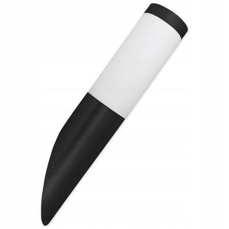 E27 Elevation Garden Wandleuchte abgewinkelter Pfosten schwarze Röhre