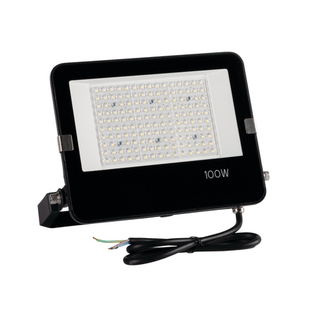 Flutlicht Halogen LED Lampe 100W 13500lm 4000K Neutral 125° IP65 IK08 Schwarz FL Kanlux
