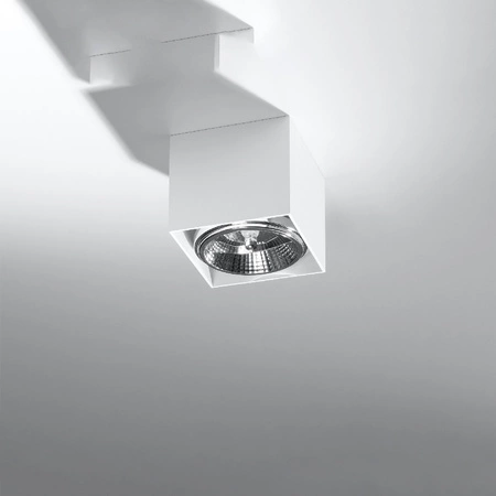 Anbauleuchte BLAKE GU10 ES111 Halogen Spot Square Weiß SOLLUX