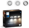 LED Milliskin Einbaumontage 3x 4.2W CCT Rund Beweglich Weiß PHILIPS HUE Bluetooth