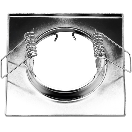 6x PAVO Chromblech MR16 GU10 LUMILED quadratische Halogeneinbauleuchte