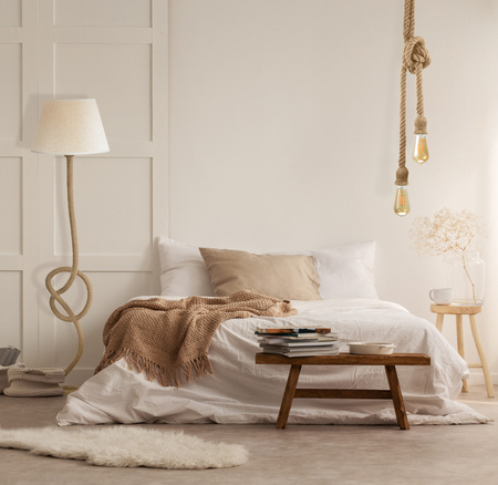 ROPE Hänge-Deckenleuchte 2xE27 ROPE LOFT Vintage - GOLDLUX (Polux)