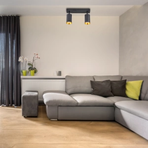 Streifenleuchte Decken- und Wandleuchte LED 2 xGU10 MARIBEL Schwarz GOLDLUX (Polux)