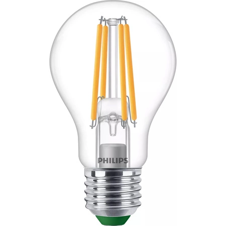 LED-Lampe E27 A60 4W = 60W 840lm 210lm/W 2700K Warm 300° Dimmbar CLASS A UltraEfficient Philips