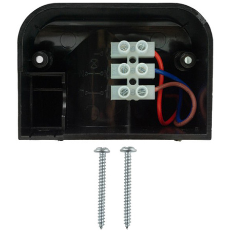 PIR-Bewegungs- und Dämmerungssensor 180° 12m IP44 Schwarz