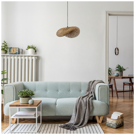 Bambus E27 Brugia Dekorative Hängelampe Kobi