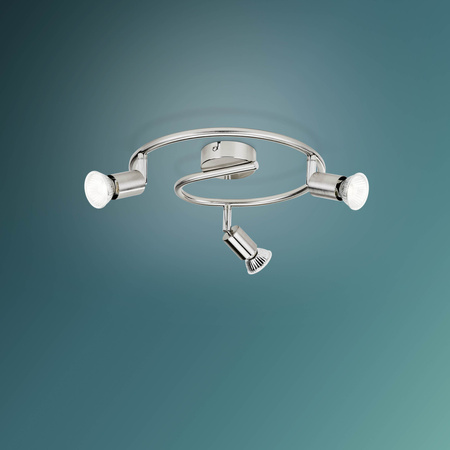 Deckenleuchte LIMBALI 3x GU10 Wandleuchte Reflektor beweglich Satin PHILIPS