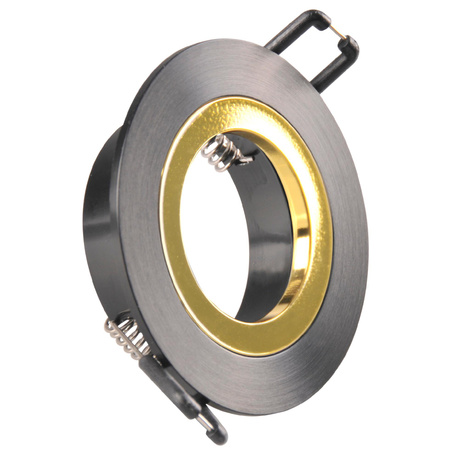 Strahler-Einbauleuchte GU10 Schwarz FEBE Sanico Goldlux