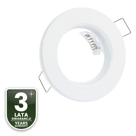 Einbaustrahler GU10, MR16 Einbauspot HALOGEN Runde Fest Weiß Blech ARDALI LUMILED