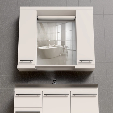 LED Badezimmer Wandleuchte 15W 1720lm 4000K Neutral Weiß Schwarz IP44 ALEX Sanico Goldlux