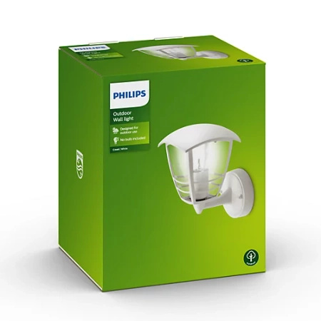Gartenleuchte LED Wandleuchte CREEK myGarden E27 IP44 Laterne für Up White PHILIPS