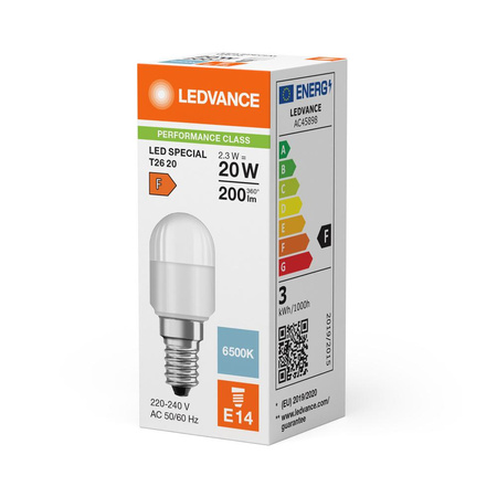 LED Lampen T25 E14 2.3W = 20W 200lm 6500K Kaltweiß LEDVANCE