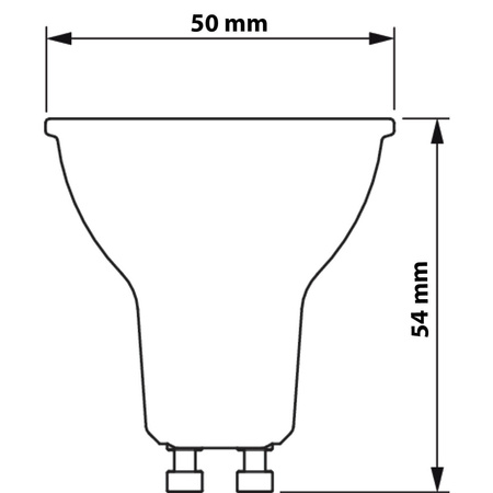 GU10 PAR16 LED Leuchtmittel 6,7W = 90W 670lm 3000K Warm 60° PHILIPS CorePro
