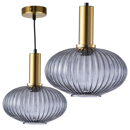 NORFOLK E27 Pendel-Deckenleuchte Rauch GOLDLUX (Polux)