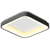 Plafond LED-Deckenleuchte Aufbauleuchte 72W 7500lm 2700-6000K CCT Schwarz Dimmbar + EDGE Fernbedienung Videx