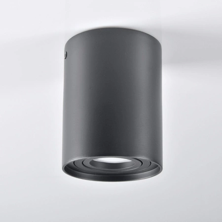 Deckenanbauleuchte HADAR R1 1xGU10 Movable Round Schwarz