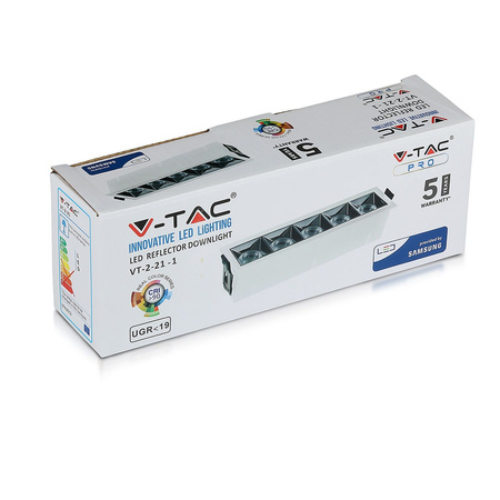 LED Spot 20W 2700K SMD SAMSUNG CHIP Rechteckige Leuchte VT-2-21 V-TAC