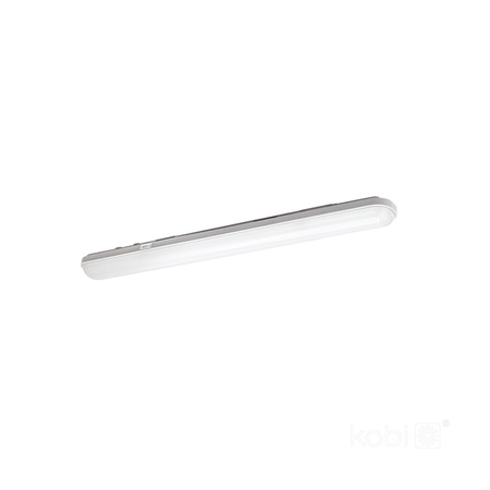 Hermetische LED 20W 2400lm 4000K Neutral IP65 Grau Negro Kobi Leuchte