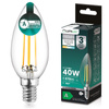 LED-Lampe E14 Kerze B35 2.2W 470lm = 40W 4000K neutralweiß 360° Filament Energieklasse A LUMILED