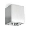 Aufbauleuchte HALOGEN Wasserdicht Aluminium SPOT TUBE 95mm IP44 Chrom AQUARIUS SQUARE Kobi