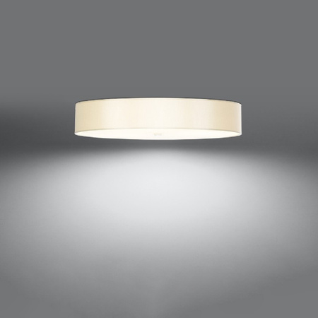 LED-Deckenleuchte SKALA 6xE27 Runde Leuchte 80cm Weiß SOLLUX