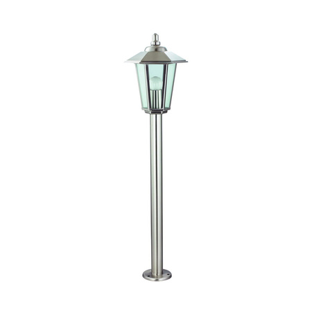 Outdoor LED Gartenlampe JUPITER E27 Mast 80cm Silber Volteno