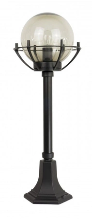 Outdoor-Gartenlampenmast LATERNE E27 Kugeln mit Korb 200 K 5002/3/KPO 72 cm schwarz Su-Ma