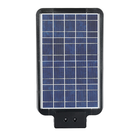 Solar-Straßenlaterne LED 15W 4000K mit Bewegungssensor Schwarz IP65 VT-ST15 V-TAC