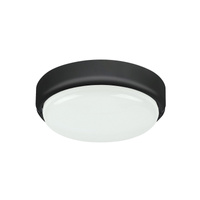 LED-Gartendeckenleuchte für den Außenbereich HORT 15W 4000K IP54 Runde Deckenleuchte Schwarz und Weiß RABALUX