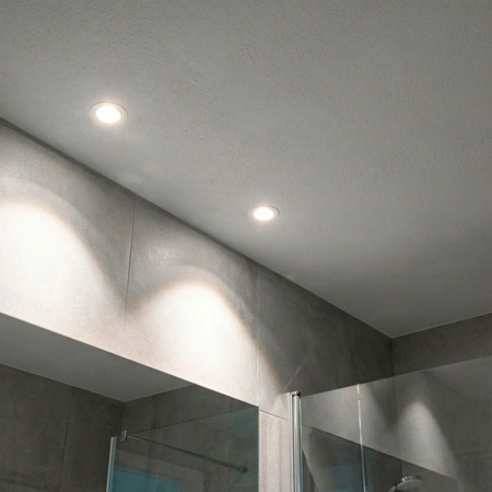 Einbaustrahler GU10, MR16 Einbauspot HALOGEN Runde beweglich Weiß Blech AURELI LUMILED