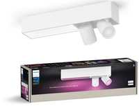 LED-Reflektor-Deckenleuchte 19.4W 1630lm IP20 Weiß und Farbe Ambiance RGB + TW Weiß Smart SMART Zigbee Bluetooth Centris Philips HUE