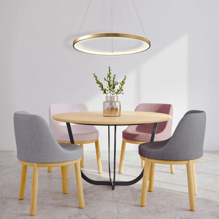 LED-Hängeleuchte 20W 2600lm 4000K Neutral 120° Gold LEA Sanico Goldlux