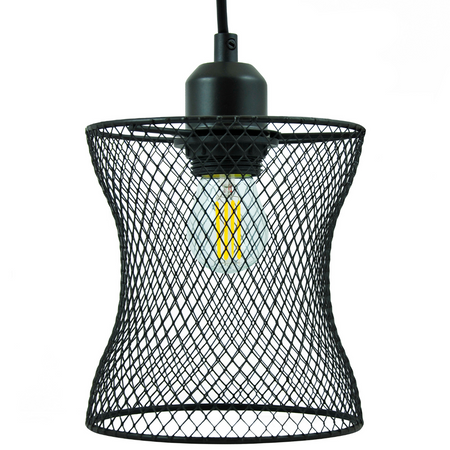 HASLO Pendel-Deckenleuchte E27 Schwarz GOLDLUX (Polux)