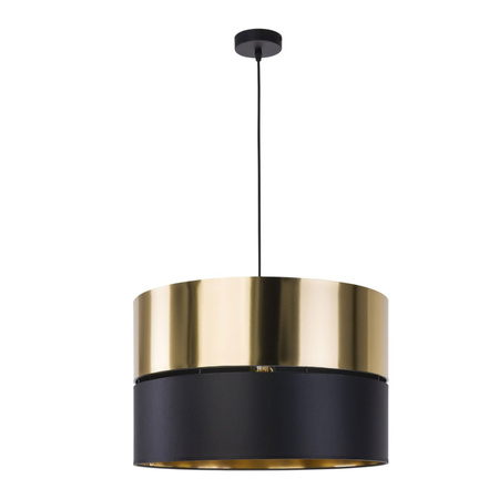 HILTON Decke Pendelleuchte Kronleuchter Schwarz und Gold Modern E27 4346 TK Lighting