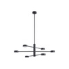 ORBIT VI 7946 Deckenleuchte Nowodvorski Schwarz 6xGX53 Kronleuchter Modern