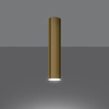 Deckenanbauleuchte LAGOS 30 Spot Tuba GU10 Gold Modern SOLLUX