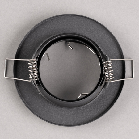 Runde Halogen-Einbauleuchte AURELI Graphitblech MR16 GU10 LUMILED