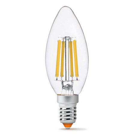 LED Lampen E14 C35 Kerze 6W = 60W 806lm 3000K Warm 360° FILAMENT Videx