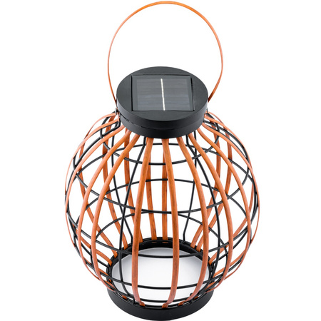 LED-Solarlampe für den Außenbereich Garten stehend Hängelaterne 3000K IP44 30,5 cm Dämmerungssensor