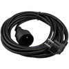 Stromverlängerungskabel Stecker - Steckdose mit Erdung 5m 3x1,5mm 16A Schwarz ECOLIGHT