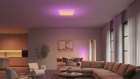 LED-Panel Deckenanbauleuchte 60x60 cm 67W 4850lm IP20 Weiß und Farbe Ambiance RGB + TW Weiß Smart SMART Zigbee Bluetooth Datura Philips HUE