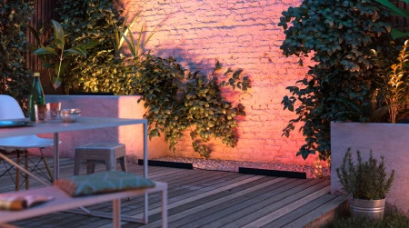 LED Amaranth 20W IP65 CCT RGB PHILIPS HUE Lineare Gartenlampe