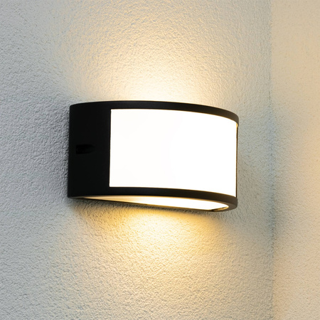 Gartenlampe Wandlampe TOLA E27 IP44 Schwarz