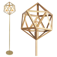 LED Stehleuchte Stehend 20W Gold Dänemark Sanico Goldlux